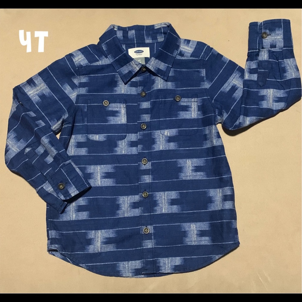 Old Navy • Boys 4T • Button-Down Shirt